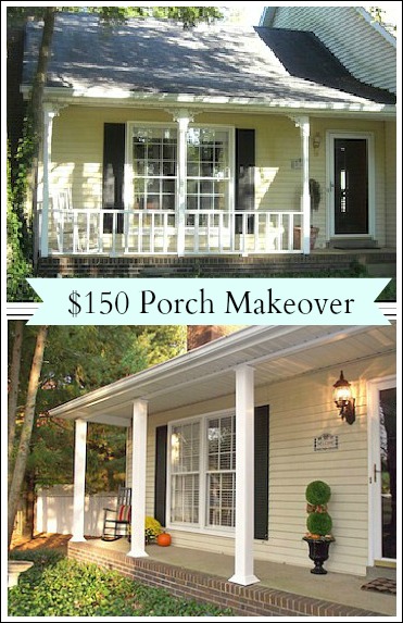 Front Porch Decorating Ideas – Weekend Porch Makeover for $150!