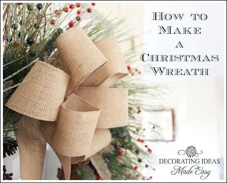 Christmas wreath ideas from Jennifer Decorates.com