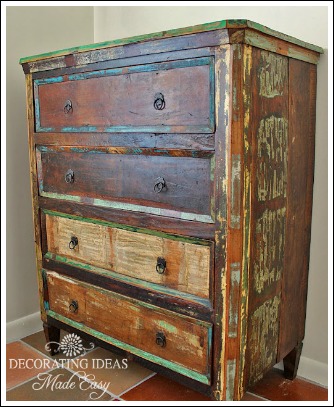 Distressed on sale painted furniture