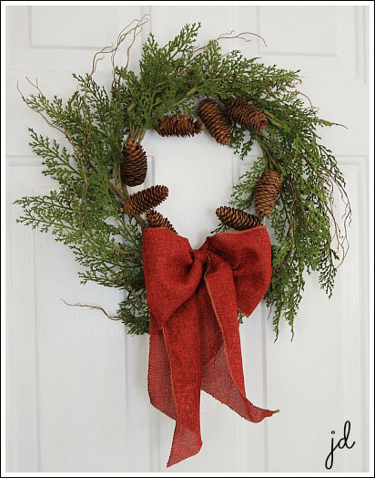Easy Christmas decorating ideas from Jennifer Decorates.com
