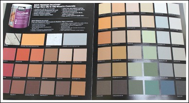 Behr deck on sale over colors