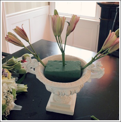 How to arrange flowers from Jennifer Decorates.com