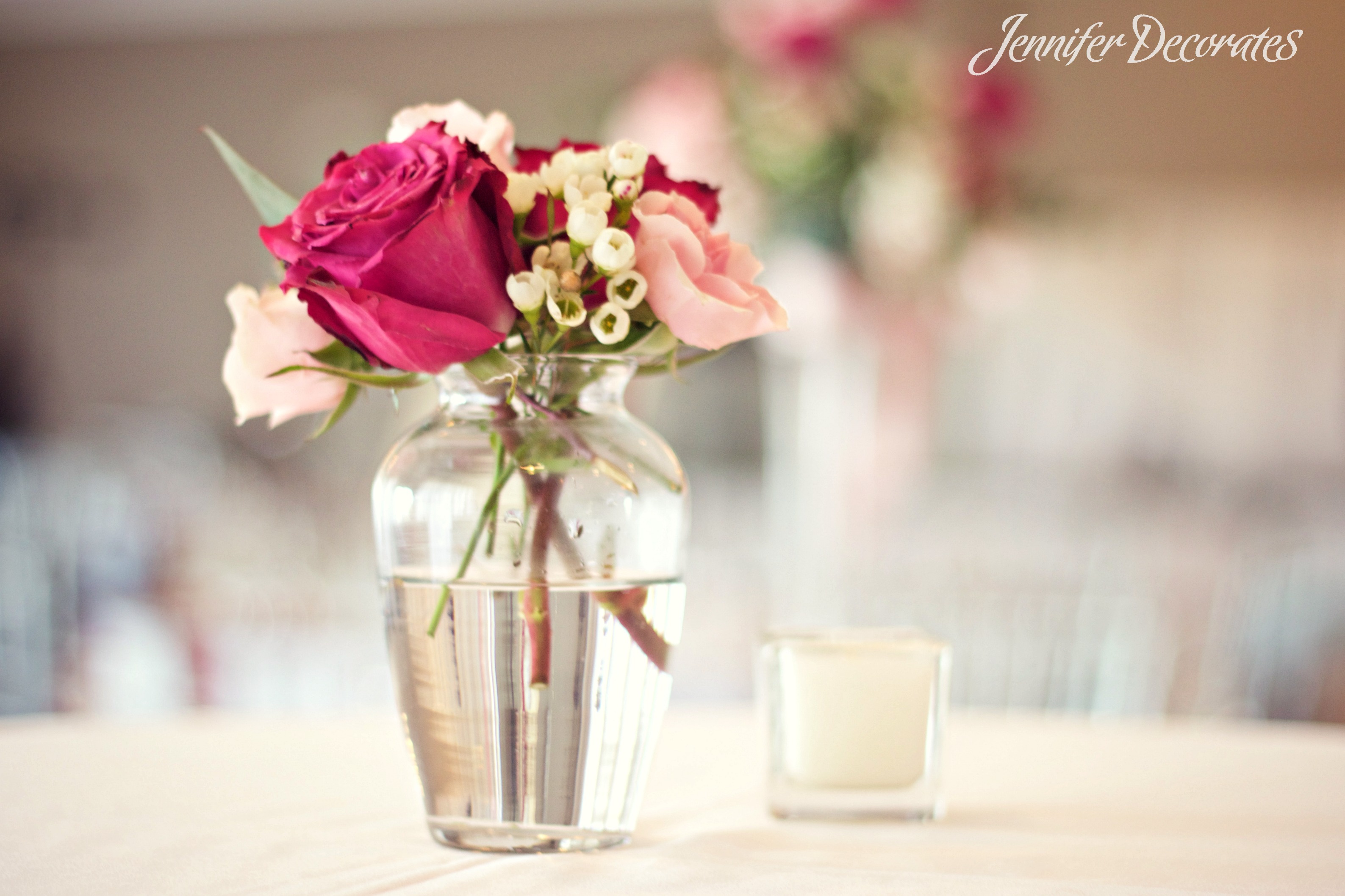 Wedding Table Decorating Ideas by JenniferDecorates.com