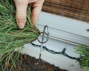 Easiest Christmas Window Box Idea Ever! from Jennifer Decorates.com